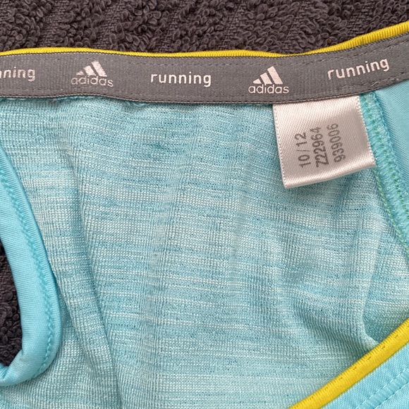 [L] Adidas Climalite Workout Tee Shirt | Blue - Picture 4 of 5